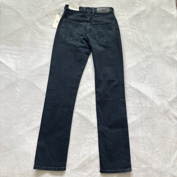 7 FOR ALL MANKIND Easy Fit Slim High Rise Dark Wash Denim Jeans--26 - Picture 11 of 16